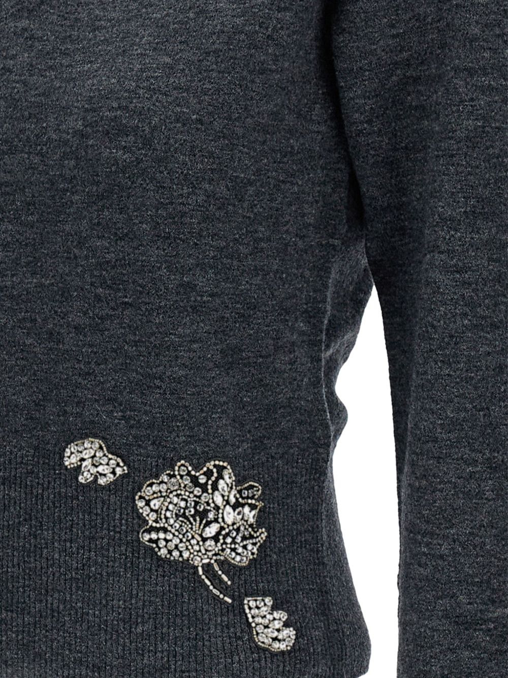 V-neck embellished sweater - 3
