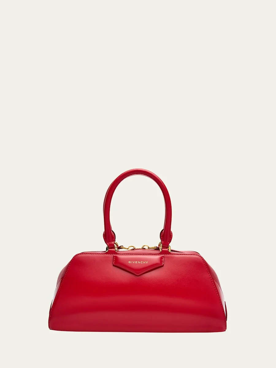 Antigona Small Top-Handle Bag in Leather - 1