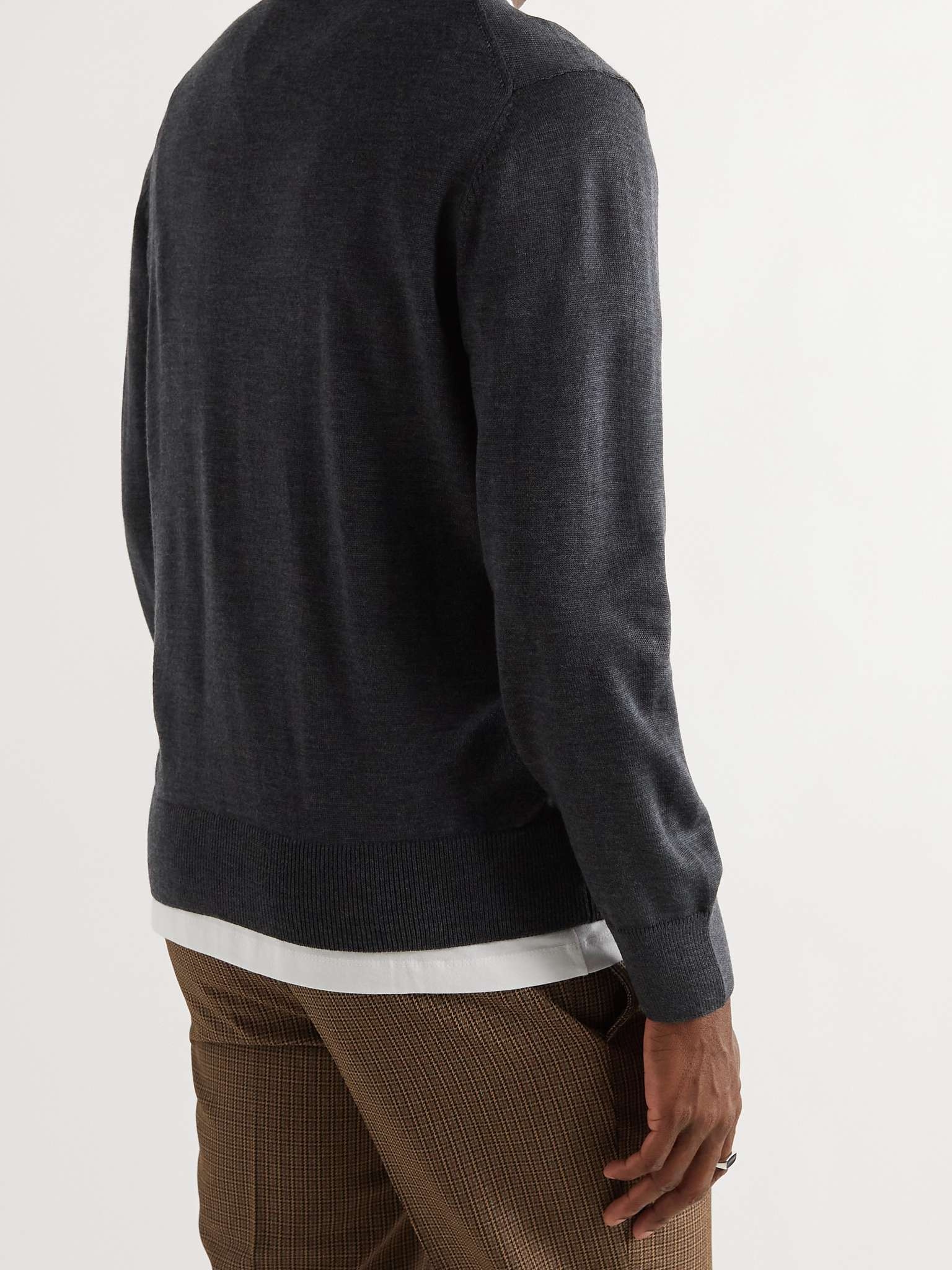 Logo-Appliquéd Wool Sweater - 4