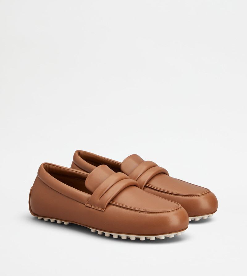 GOMMINO LOAFERS IN LEATHER - BROWN 2