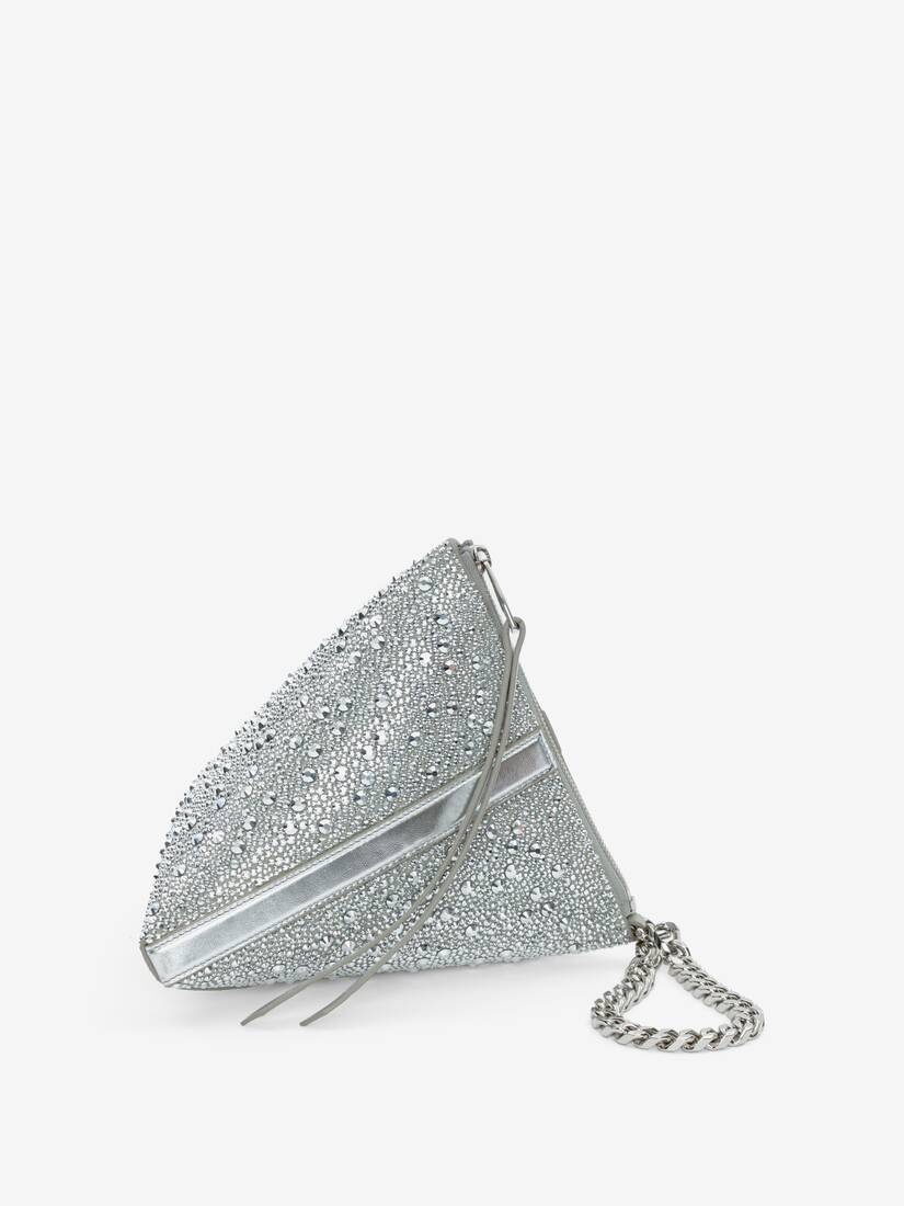 Women's The Curve Pouch in Silver - 1