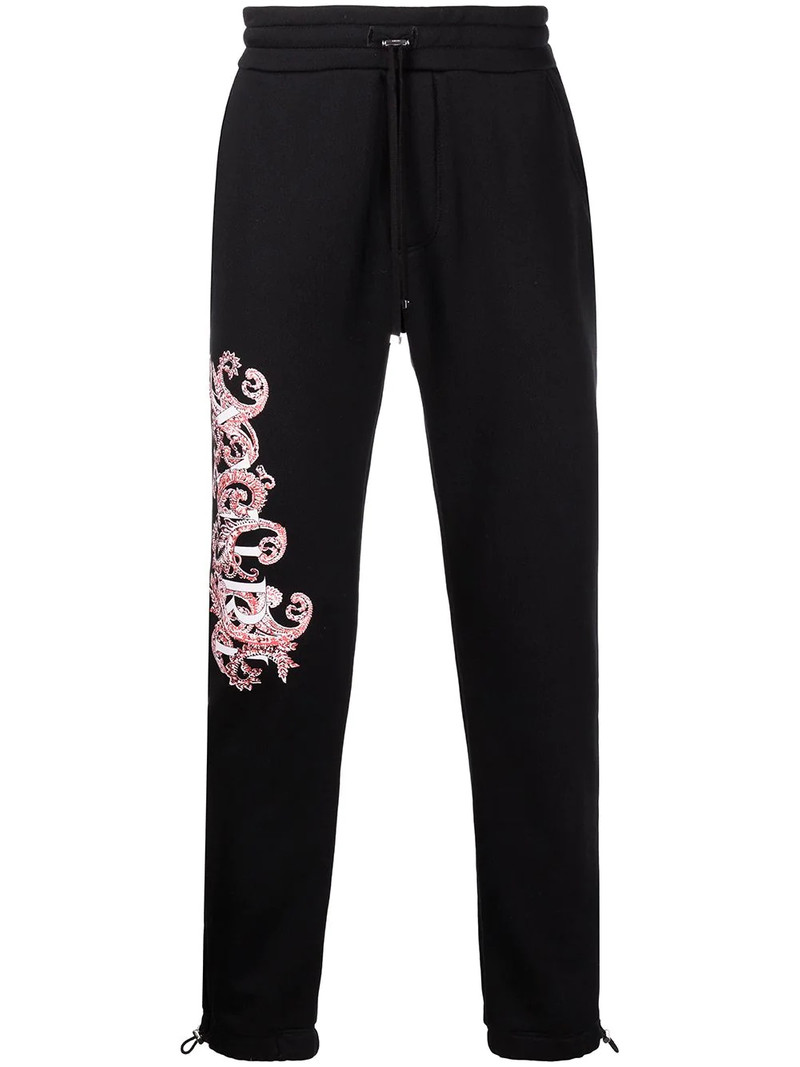 paisley-print track pants 1