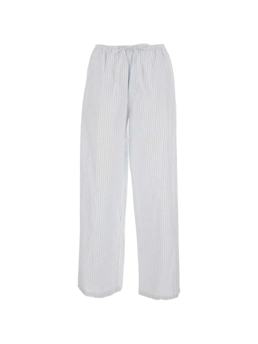 striped drawstring trousers - 1
