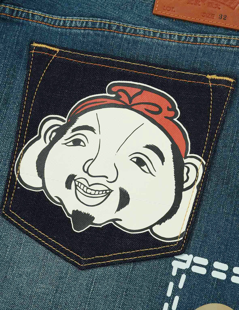 MULTI-POCKET WASHED DENIM JOGGERS 7