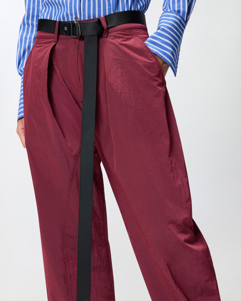 LOOSE-FIT TROUSERS WITH KNOTTED BELT 5
