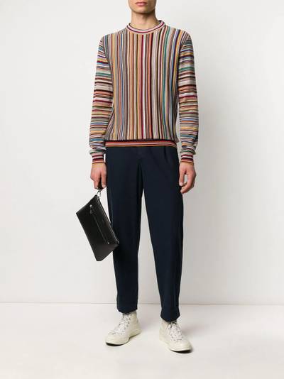 Paul Smith long sleeve striped knit jumper outlook