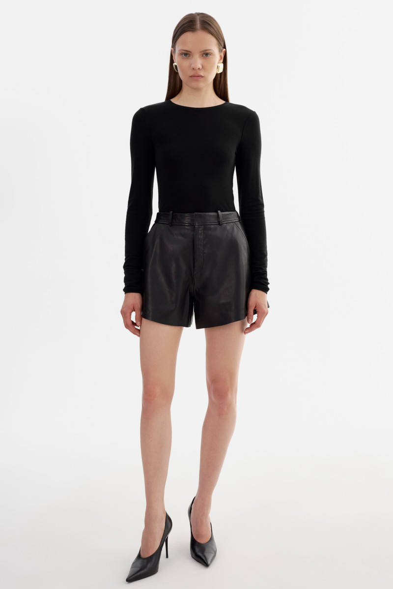 MARCIE | Leather Shorts 1
