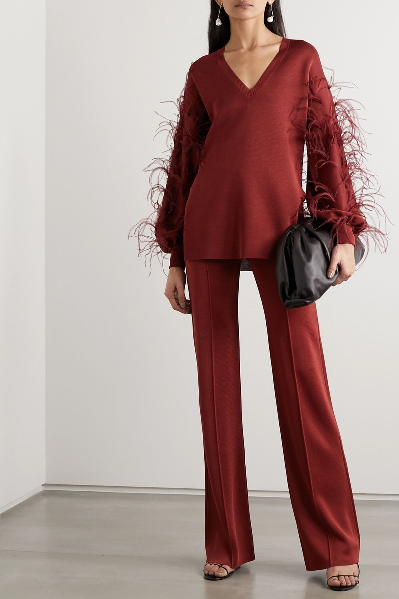 Valentino Ponte wide-leg pants outlook