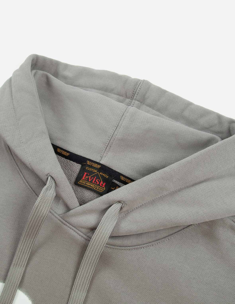 GRAFFITI SEAGULL AND SLOGAN PRINT LOOSE FIT HOODIE 9