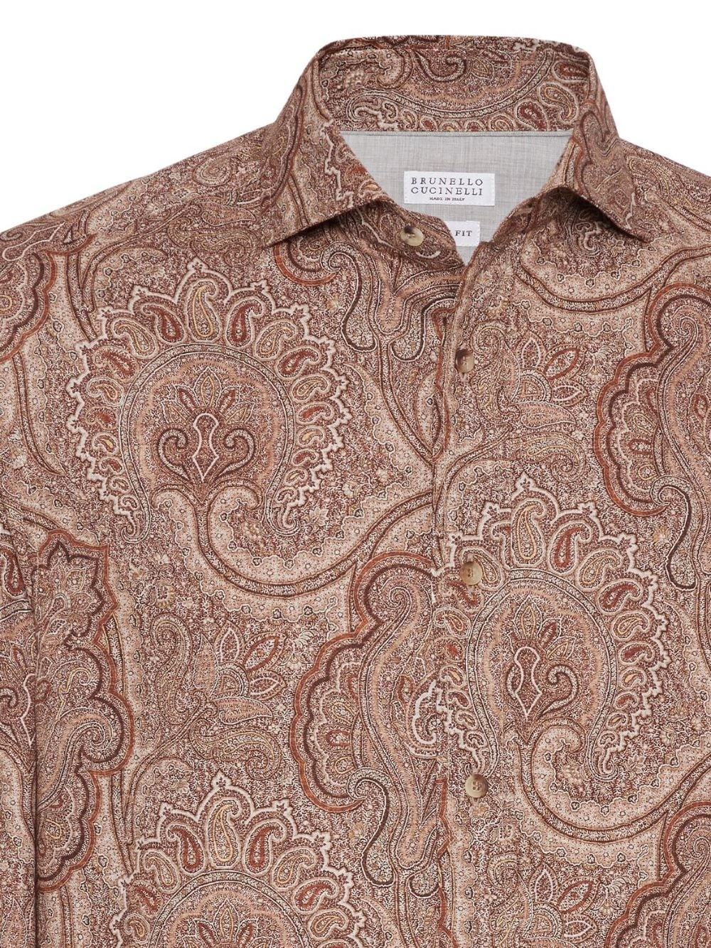 patterned jacquard cotton shirt - 3