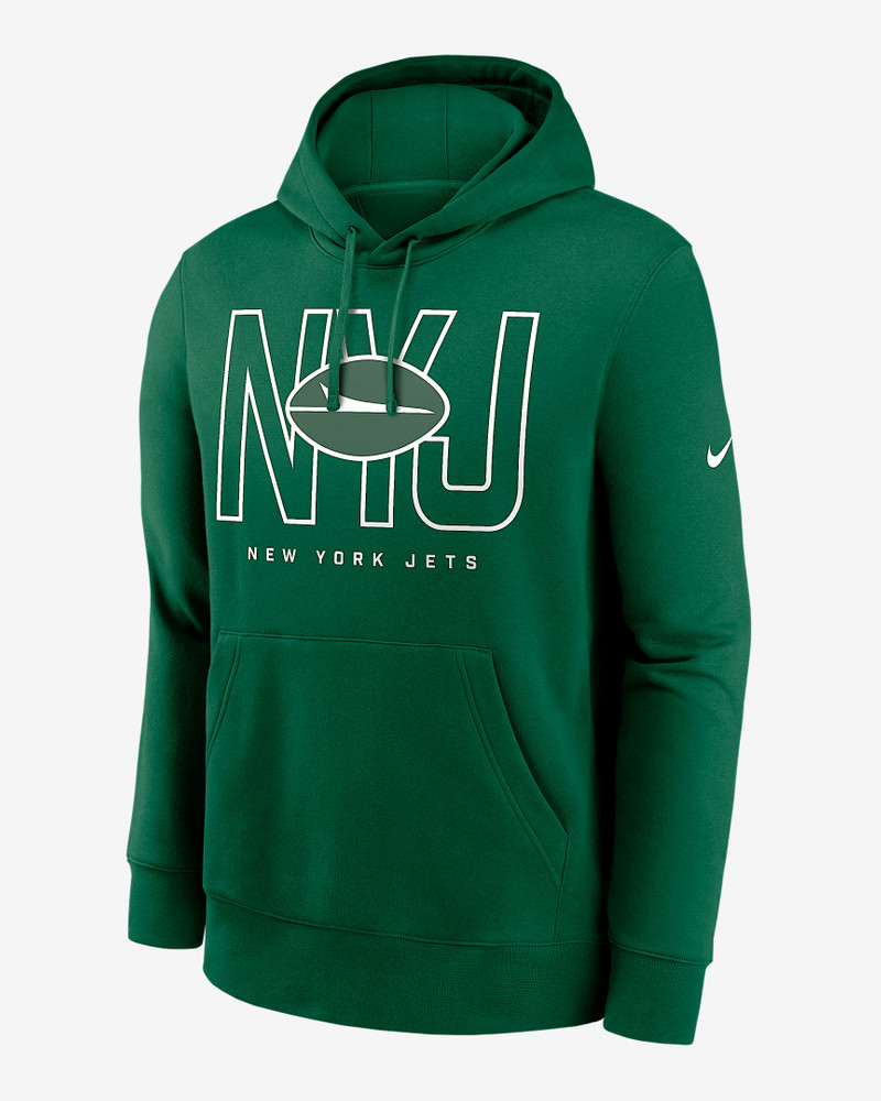 New York Jets Busted Play Club Men's Nike NFL Pullover Hoodie 1