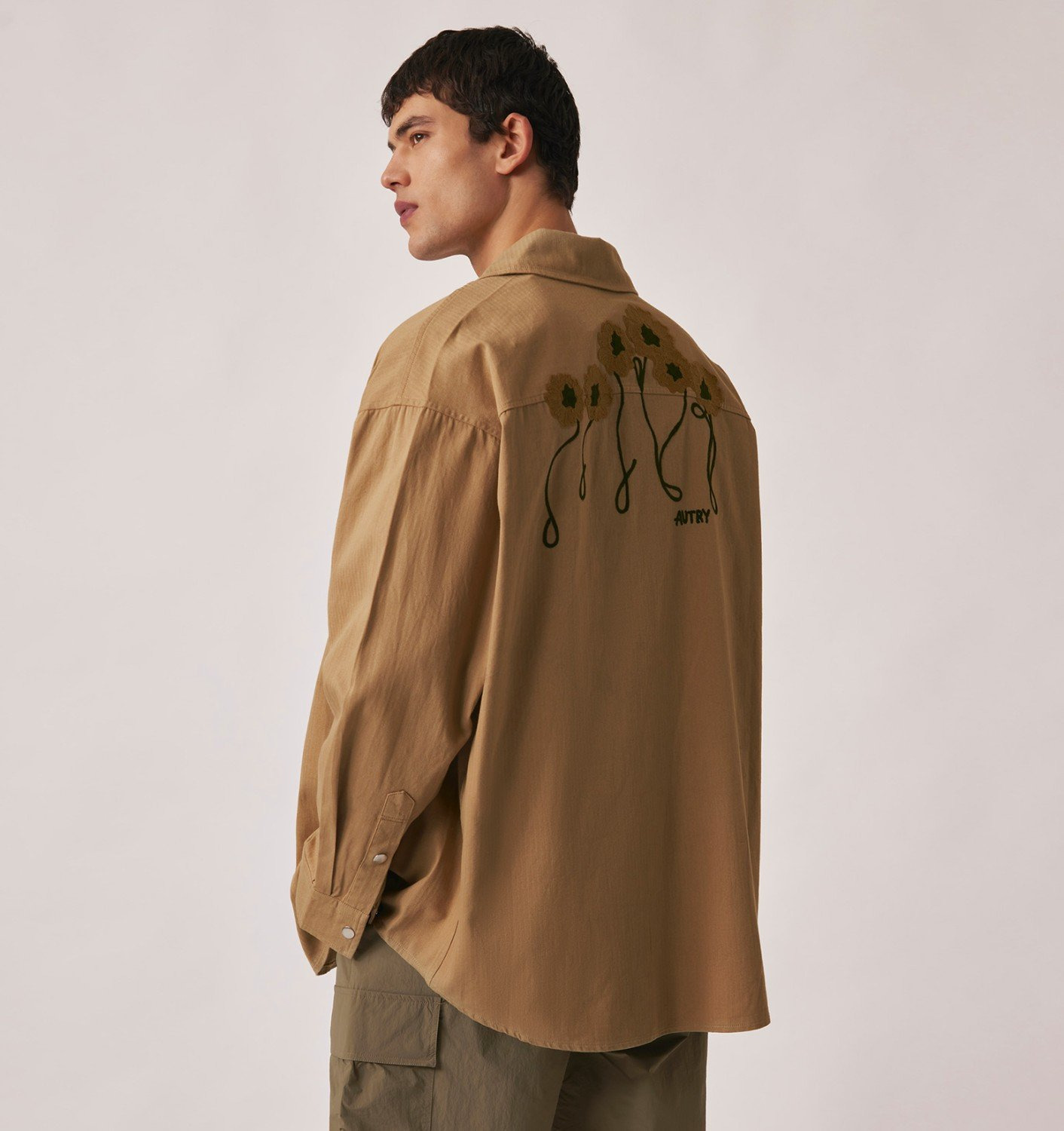UNISEX HERRINGBONE OVERSHIRT - 5