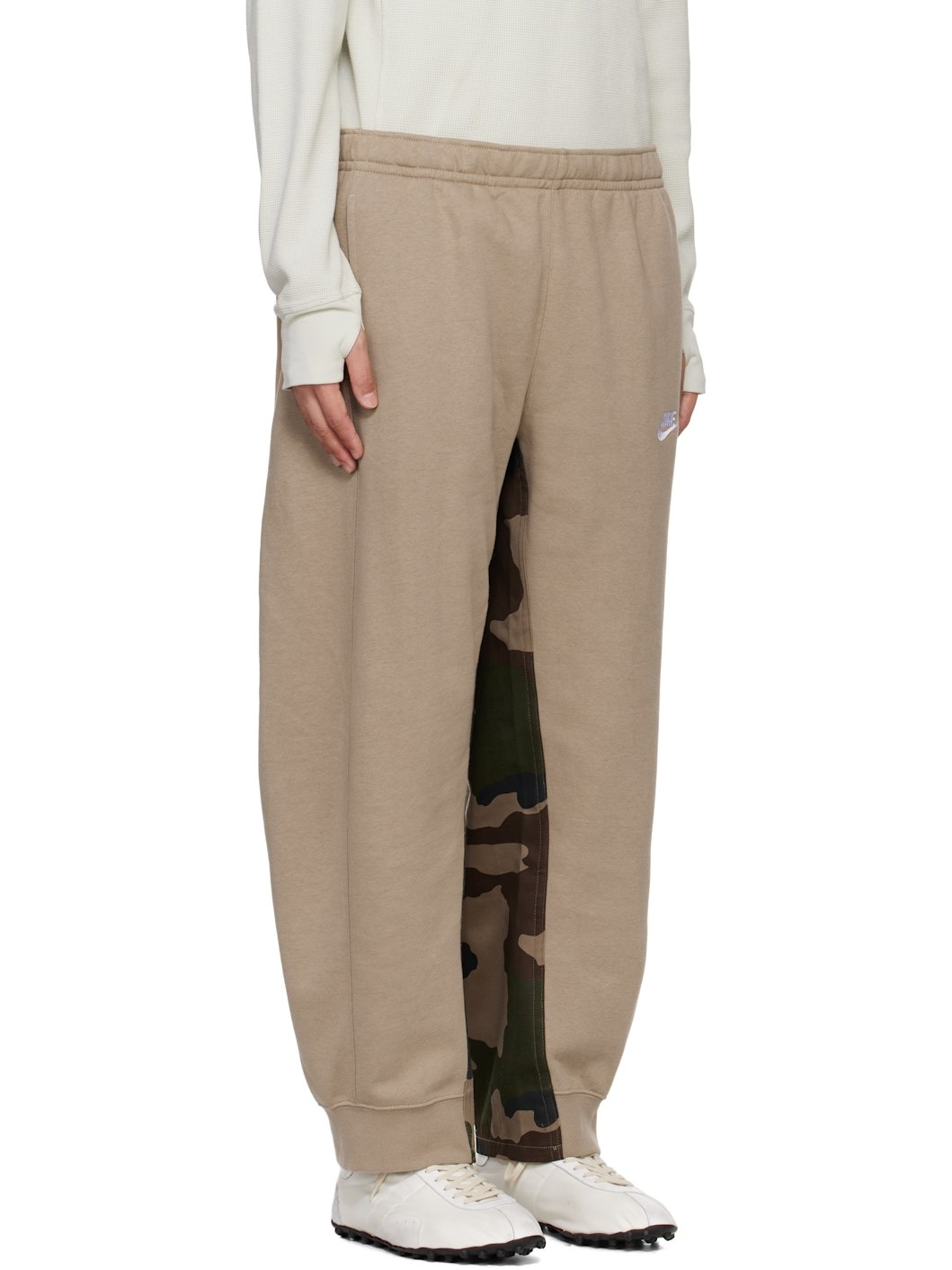 Beige & Khaki Camo 'Overjoggingcamouflague' Sweatpants - 2