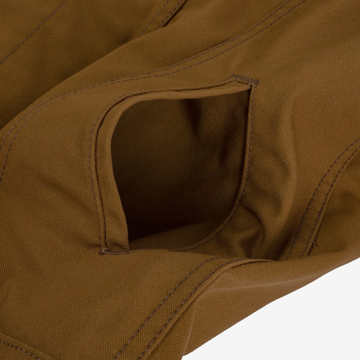 IHJ-133-BRN 10oz TC Duck Modified Type III Jacket - Brown - 12