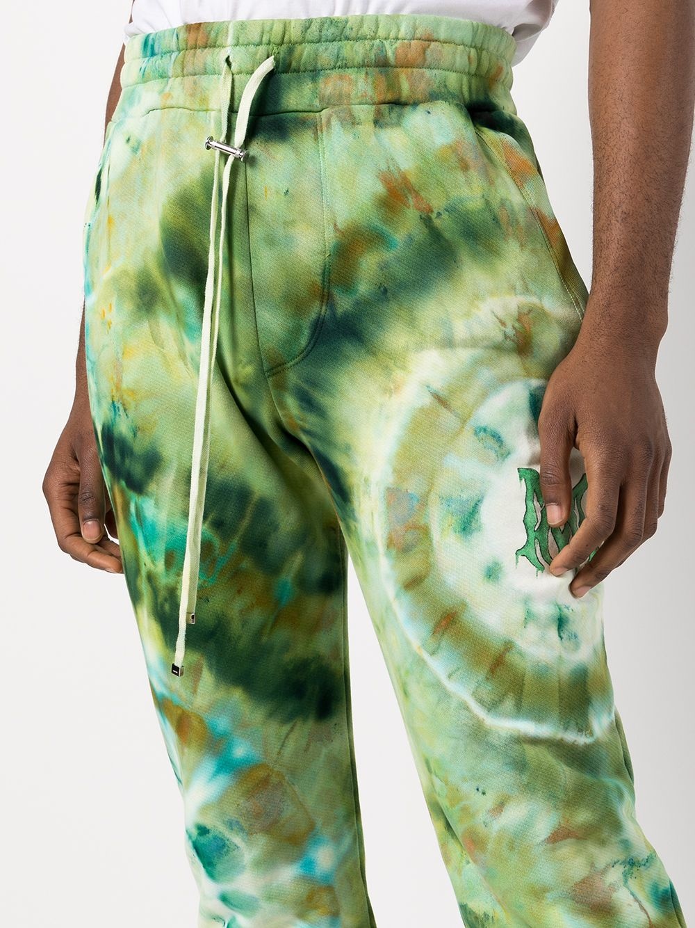 tie-dye cotton track pants - 5