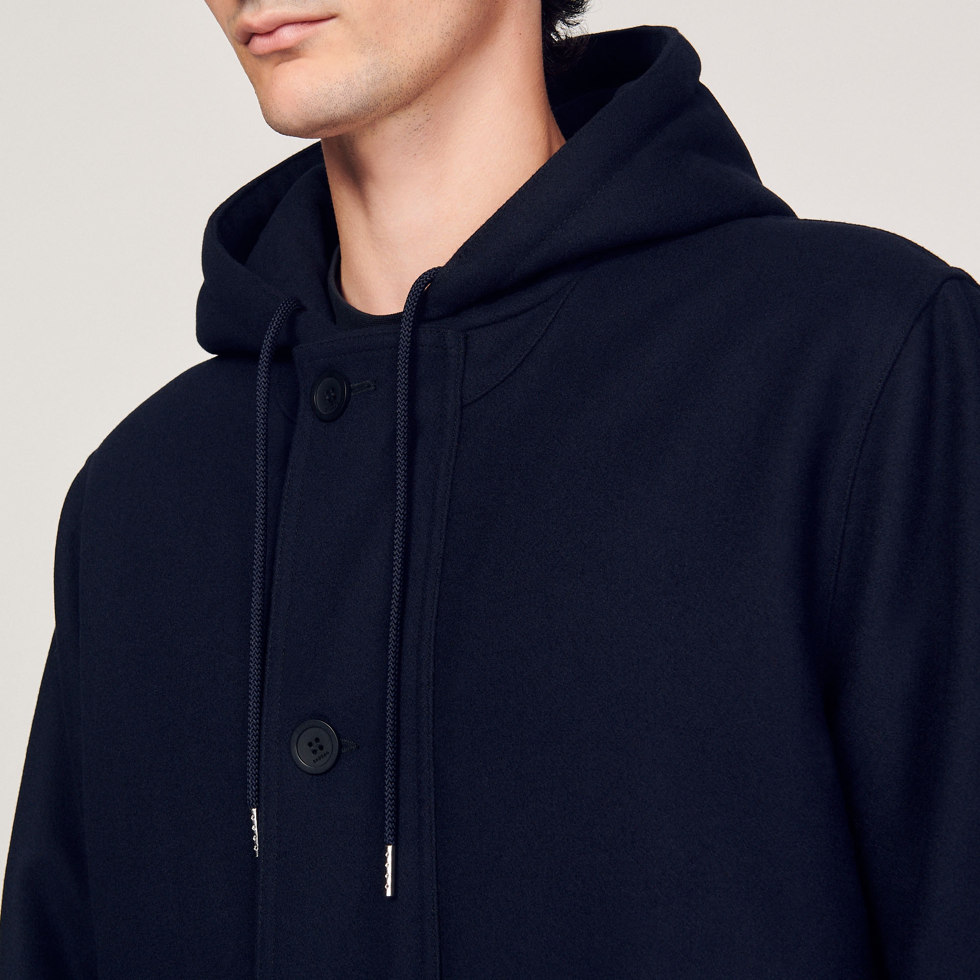 Wool cloth coat - 4