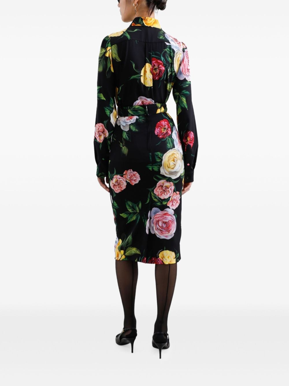 silk-charmeuse shirt - 3