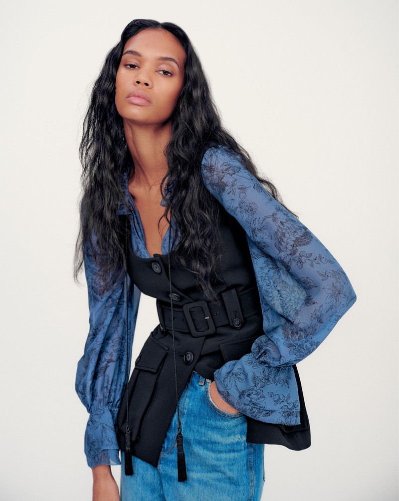 VERONICA BEARD BECKER BELTED VEST outlook