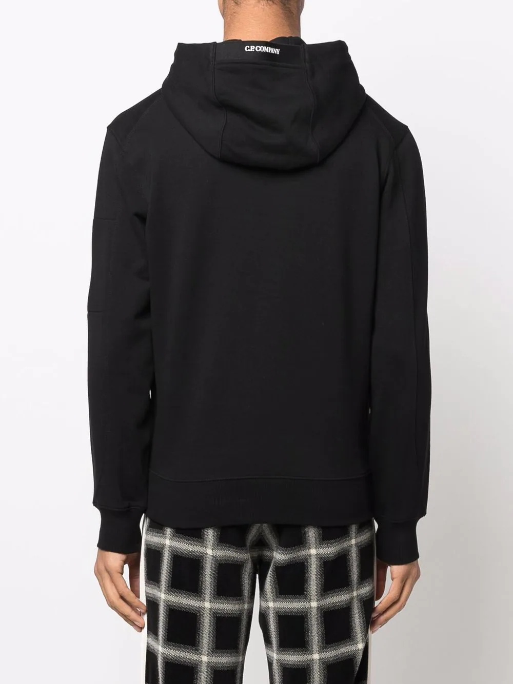 Lens-detailed cotton hoodie - 4