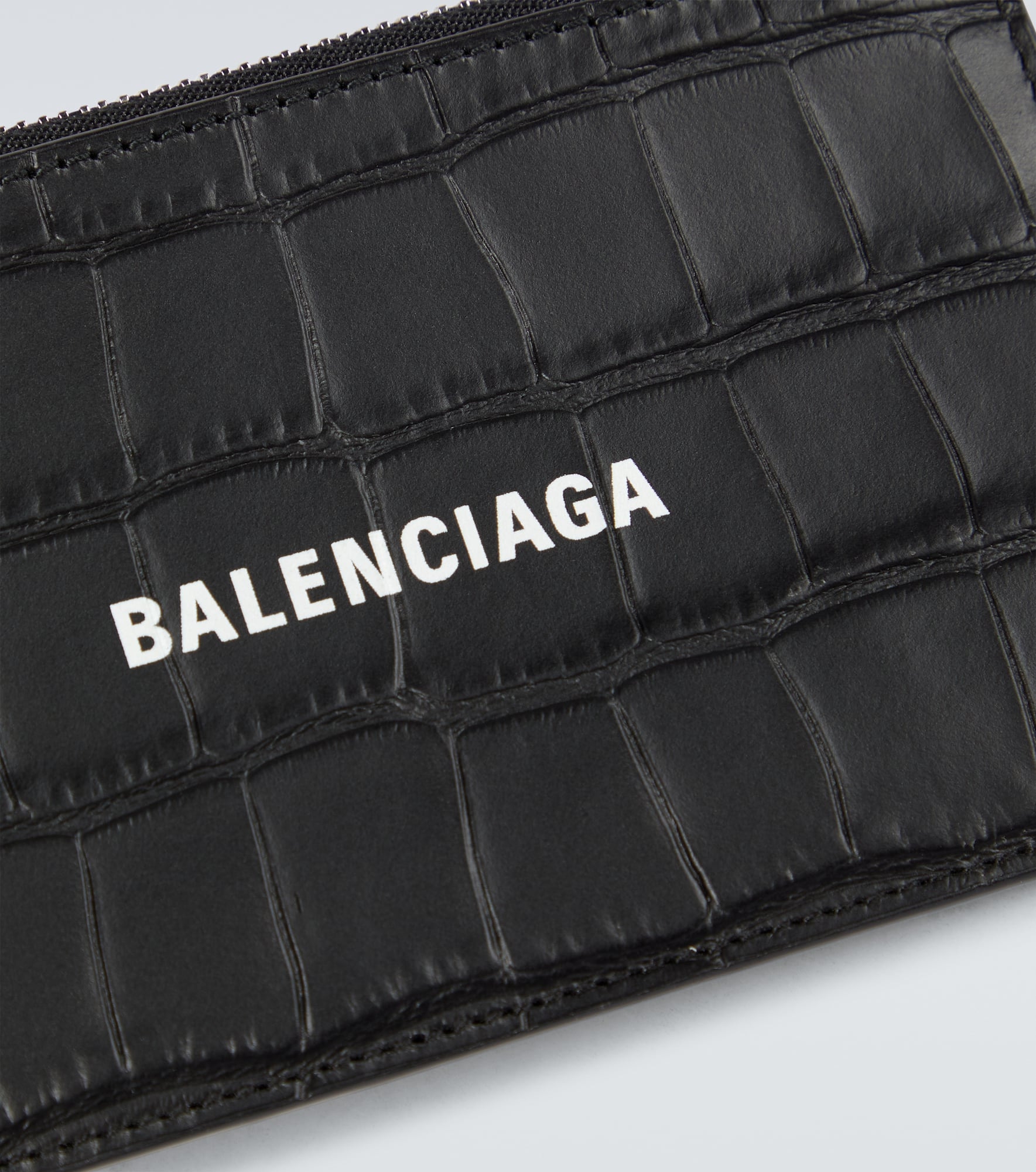 Cash croc-effect leather wallet - 3