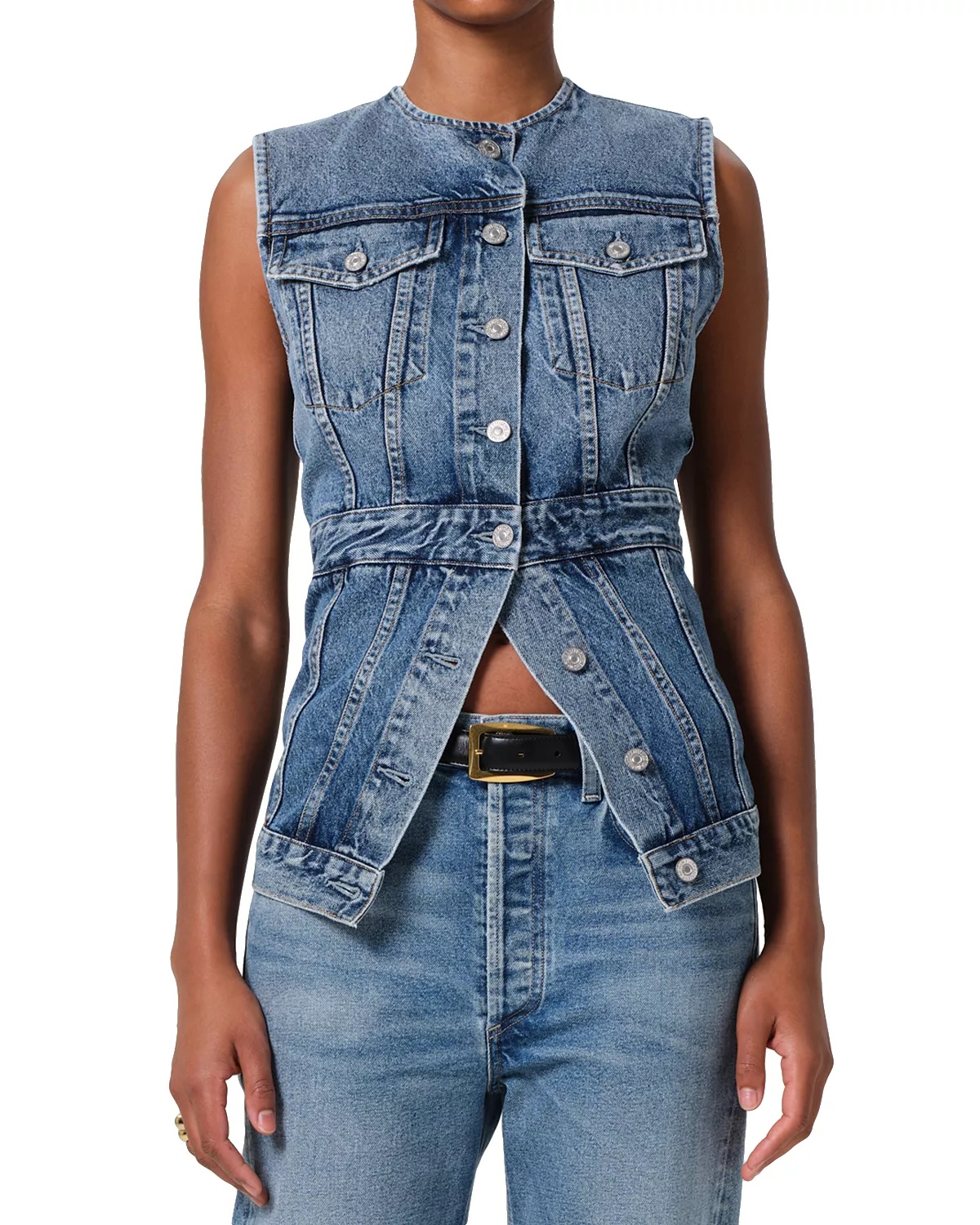 Idalene Denim Vest - 1