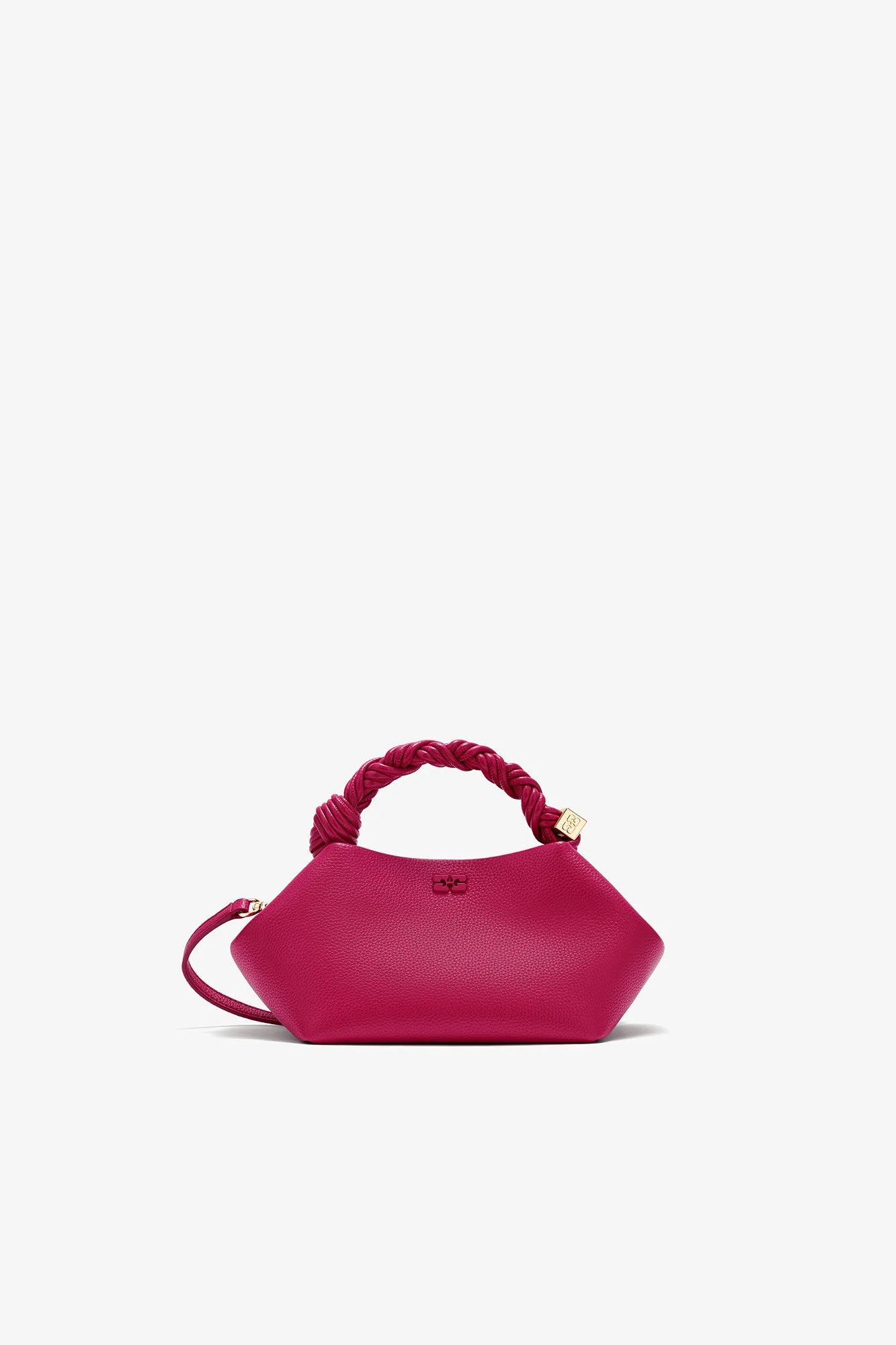 SMALL BOU BAG IN GRAINED RED - 1