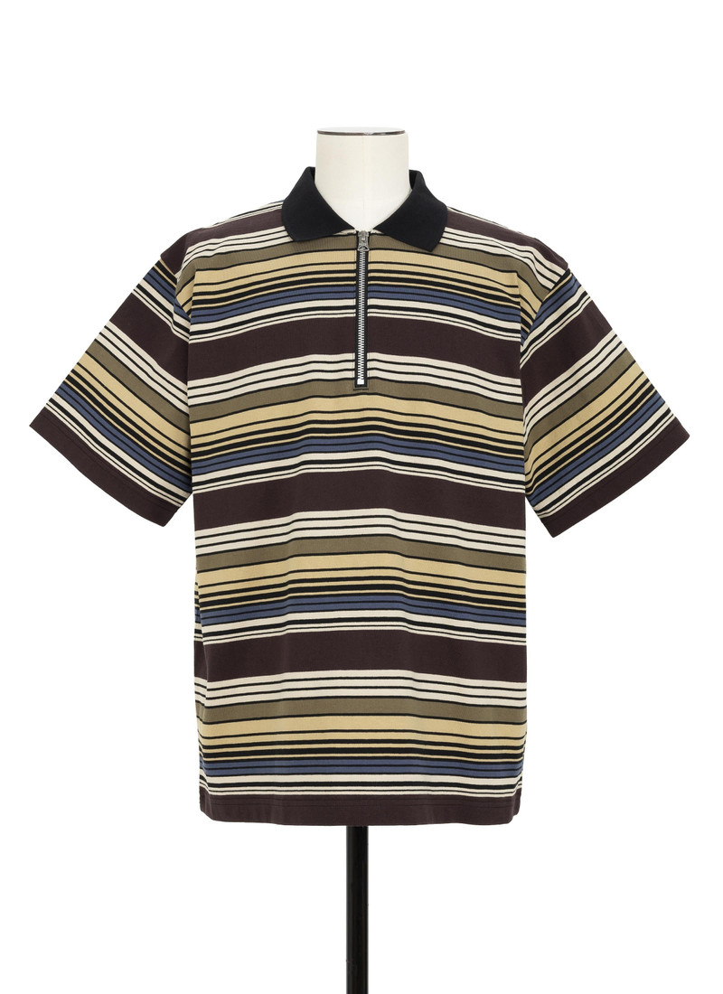 sacai Horizontal Stripe T-Shirt outlook