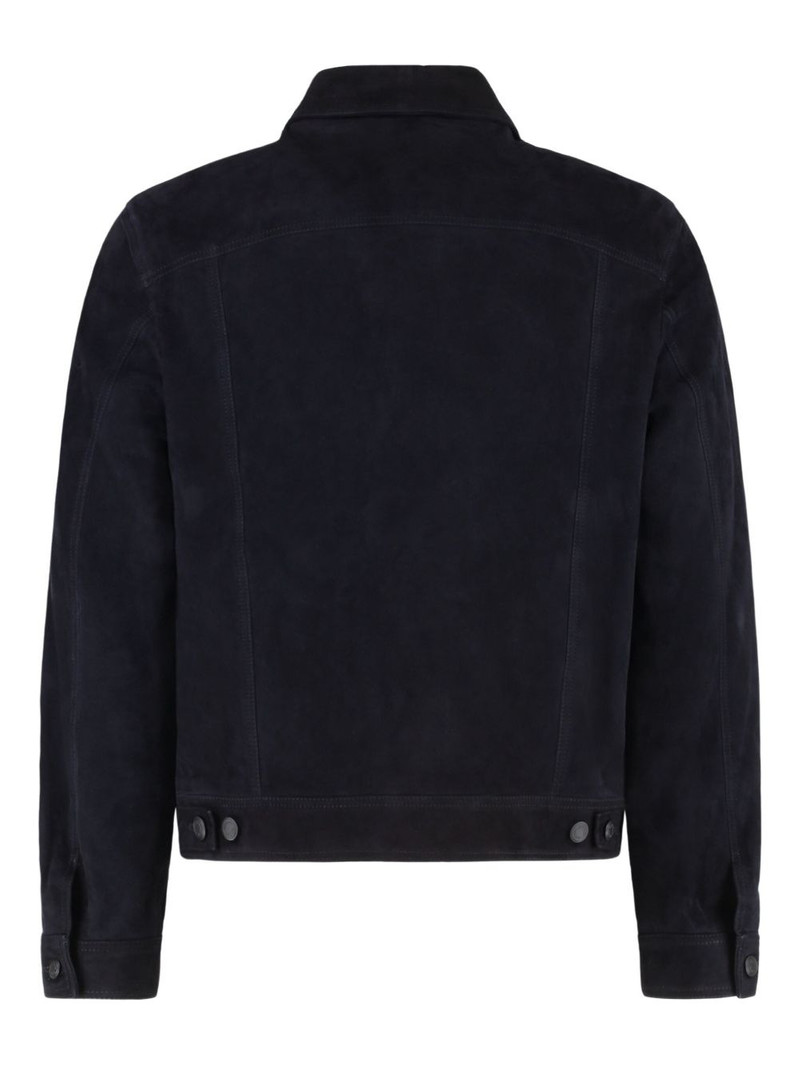 Paul Smith suede button-fastening jacket outlook
