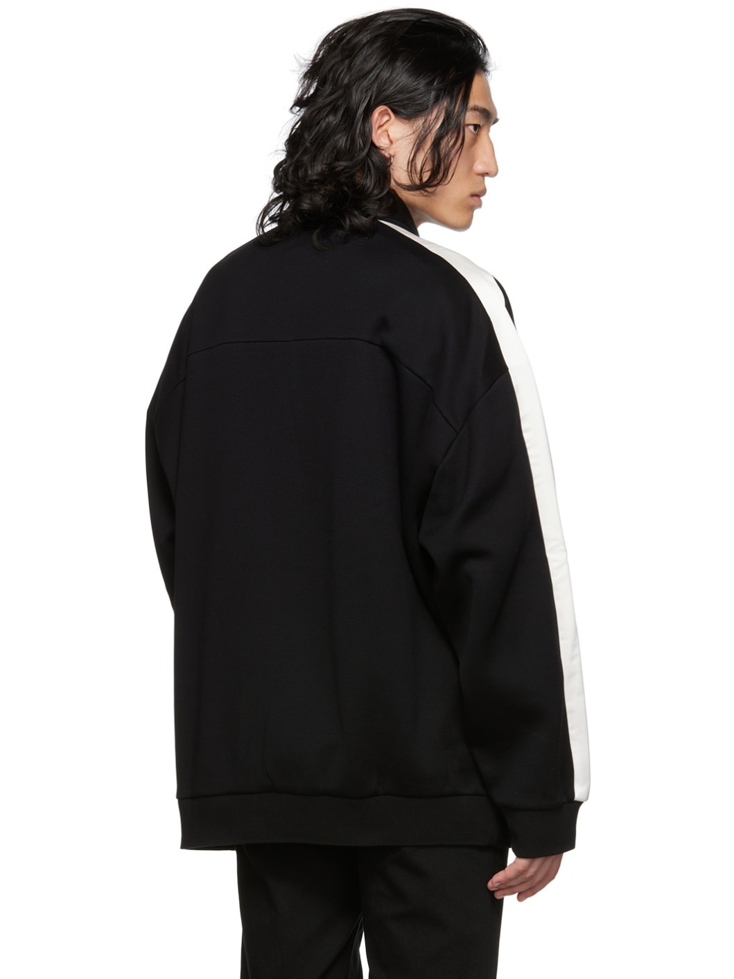 Black Embroidered Sweatshirt - 3