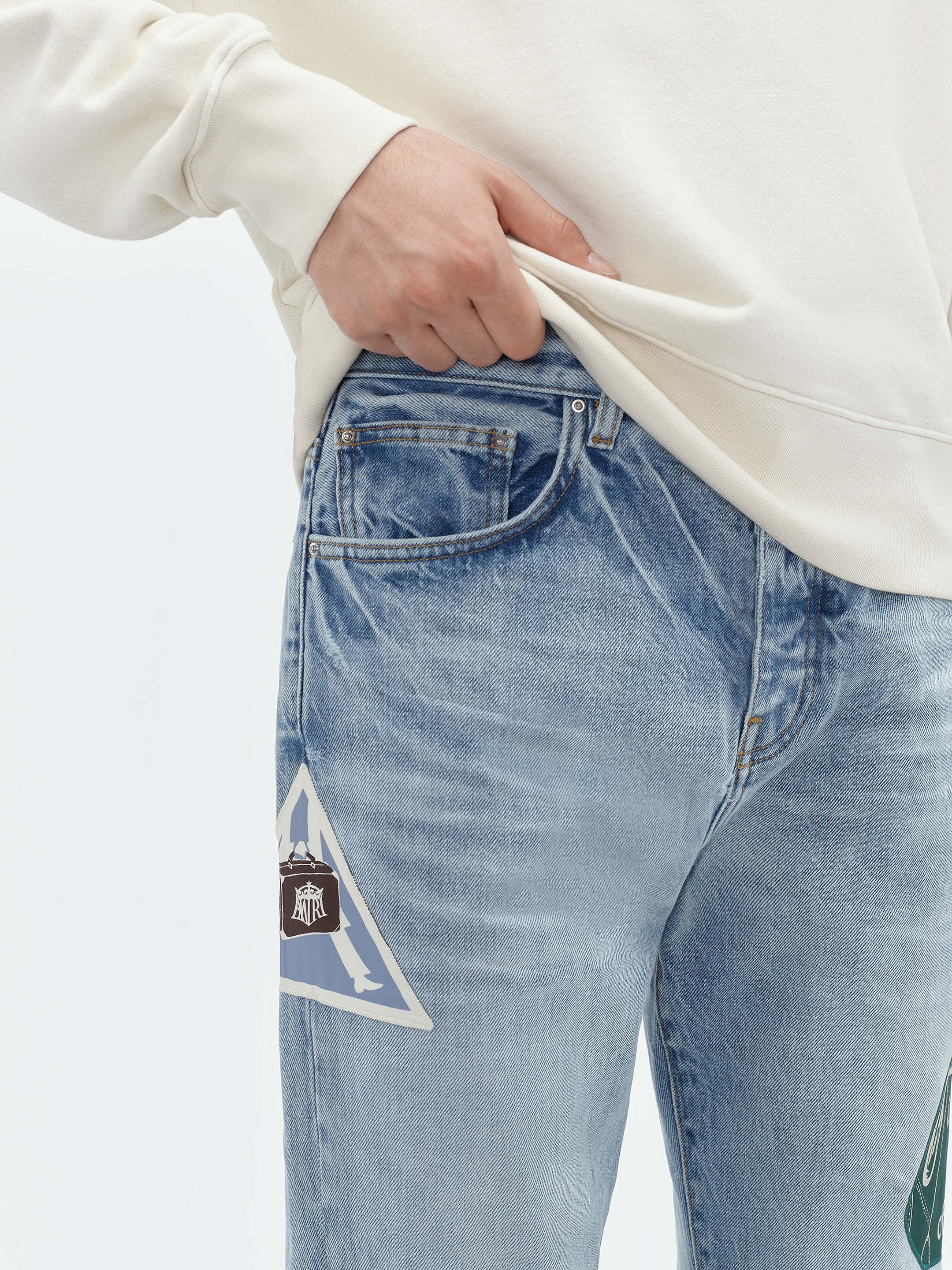 TRAVEL PATCH STRAIGHT JEAN - 6