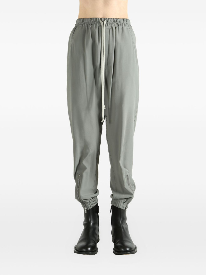 Rick Owens drawstring zip trousers outlook