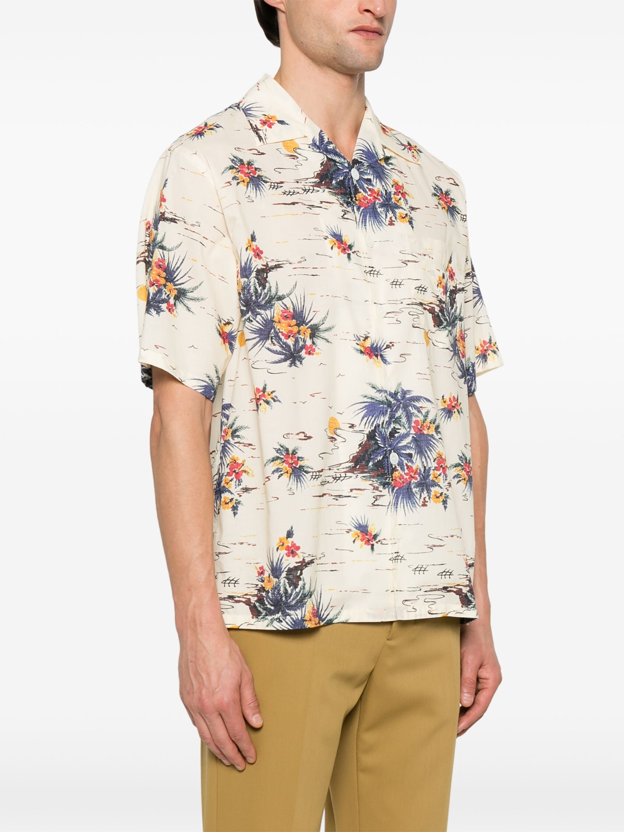 Sunset-print Shirt - 3