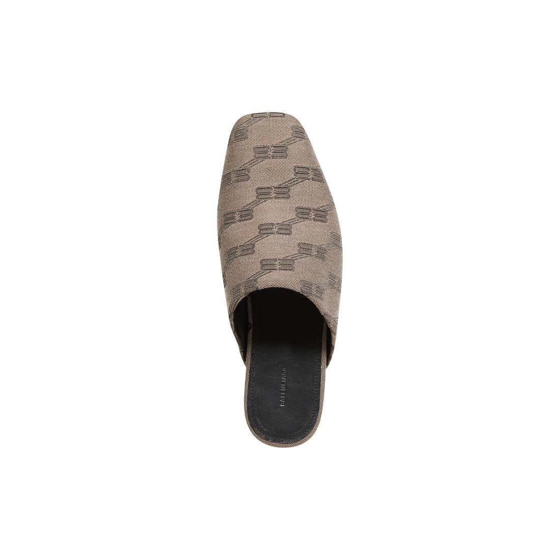 Men's Cosy Mule Bb Monogram  in Dark Grey - 6