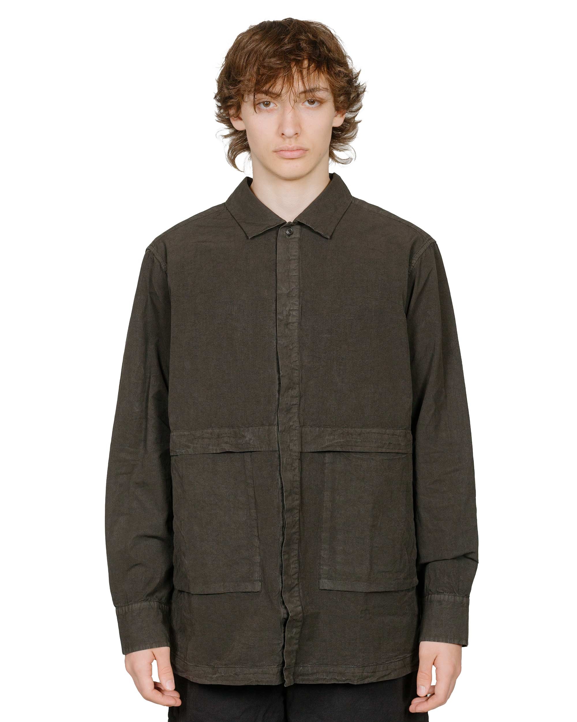 Fabu Shirt Paper Cot Dark Khaki - 2