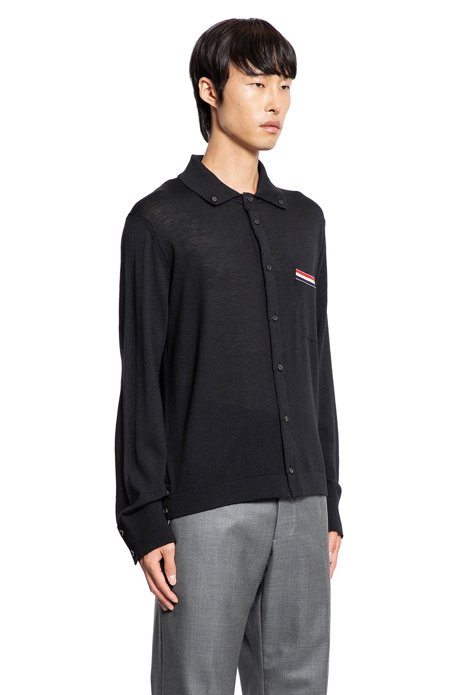 Jersey Stitch Rwb Stripe Shirt - 2