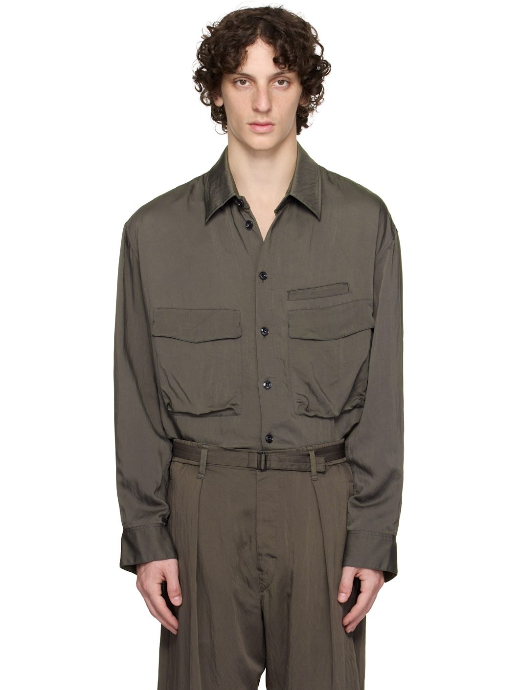 Gray Utility Shirt - 1
