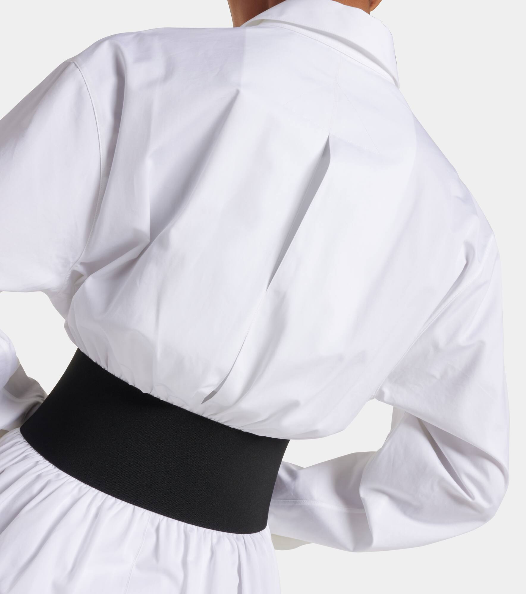 Cotton poplin shirt dress - 7