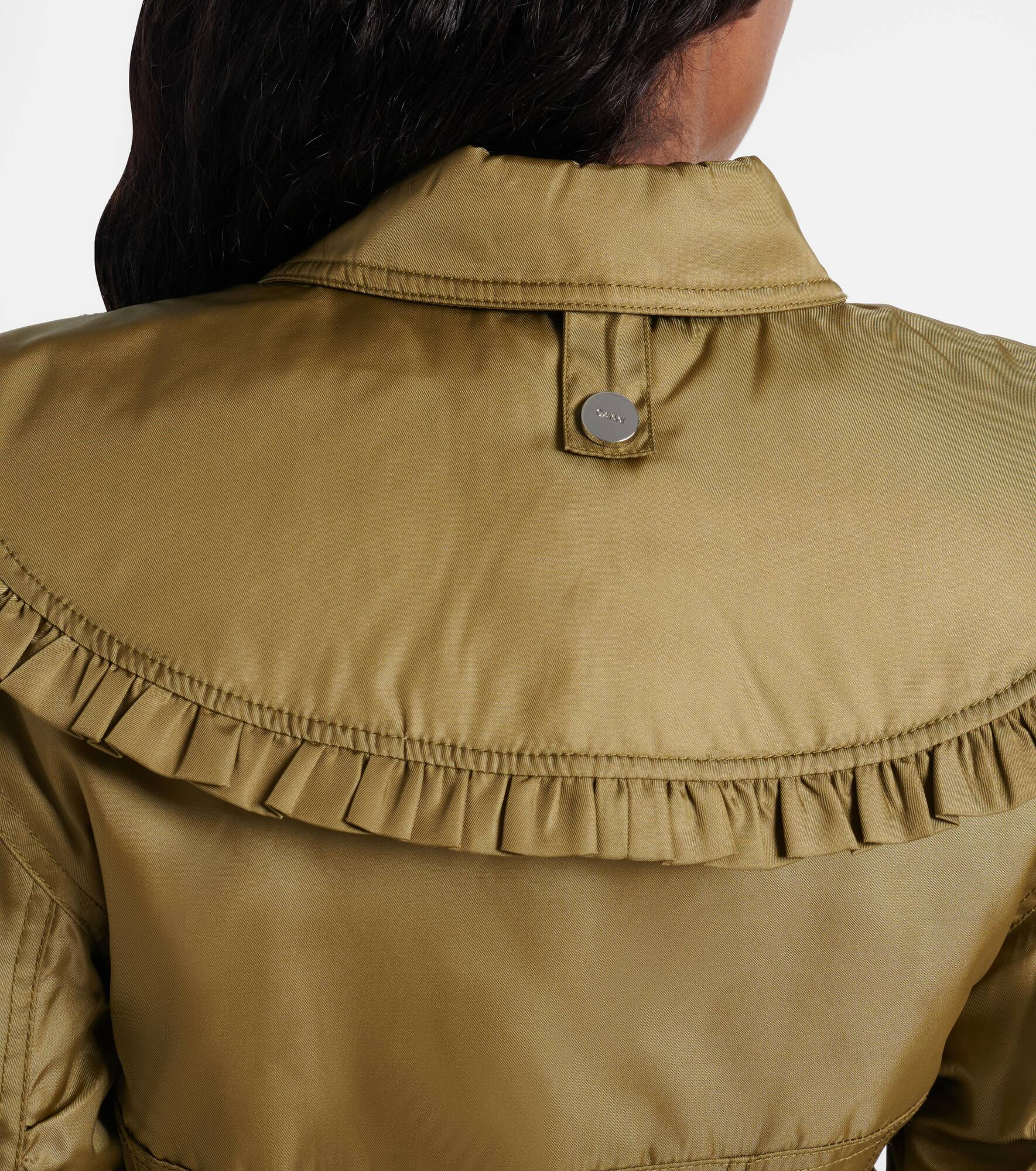Cropped ruched bomber jacket - 5