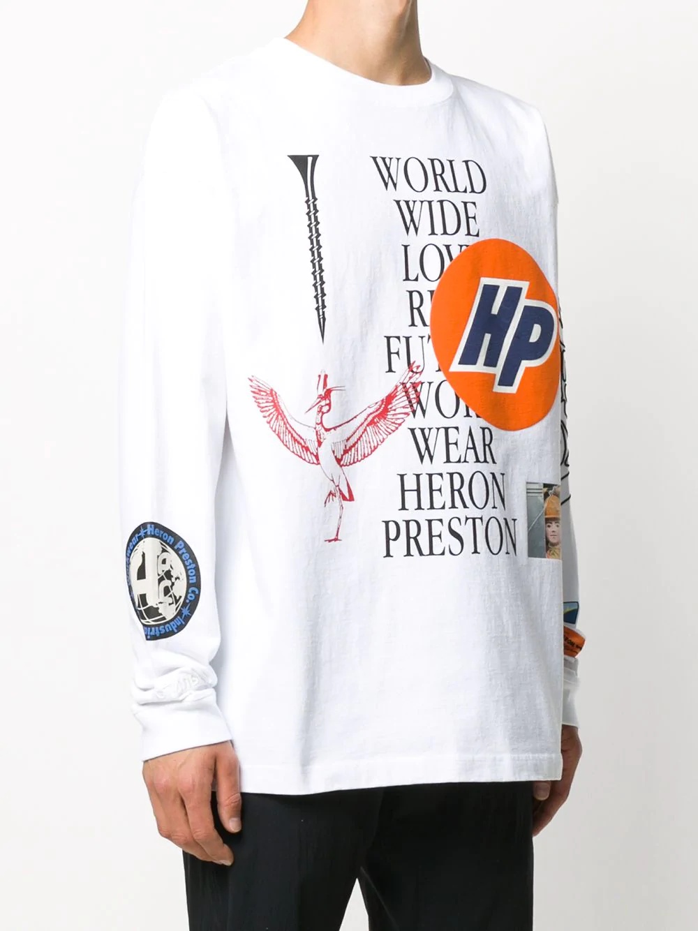 oversized graphic print sweatshirt - 3