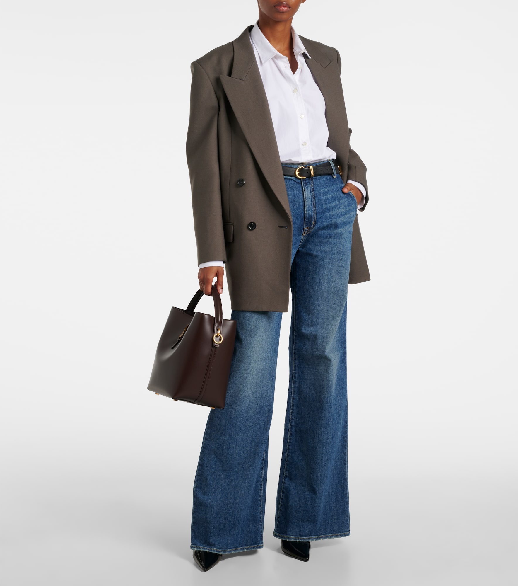 Anna mid-rise flared jeans - 2