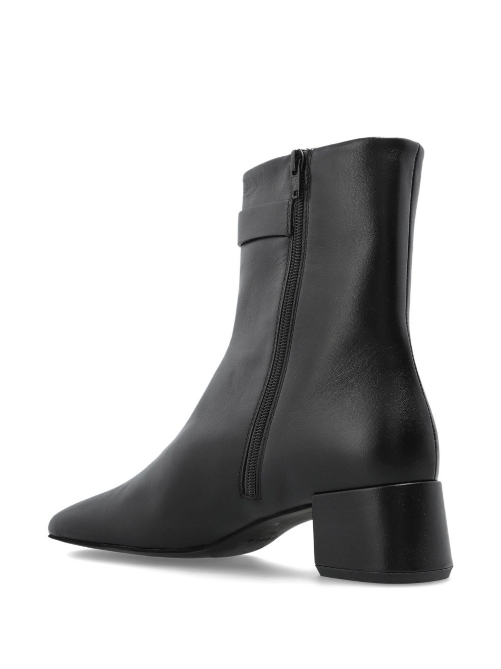buckle-fastening block-heel boots - 4