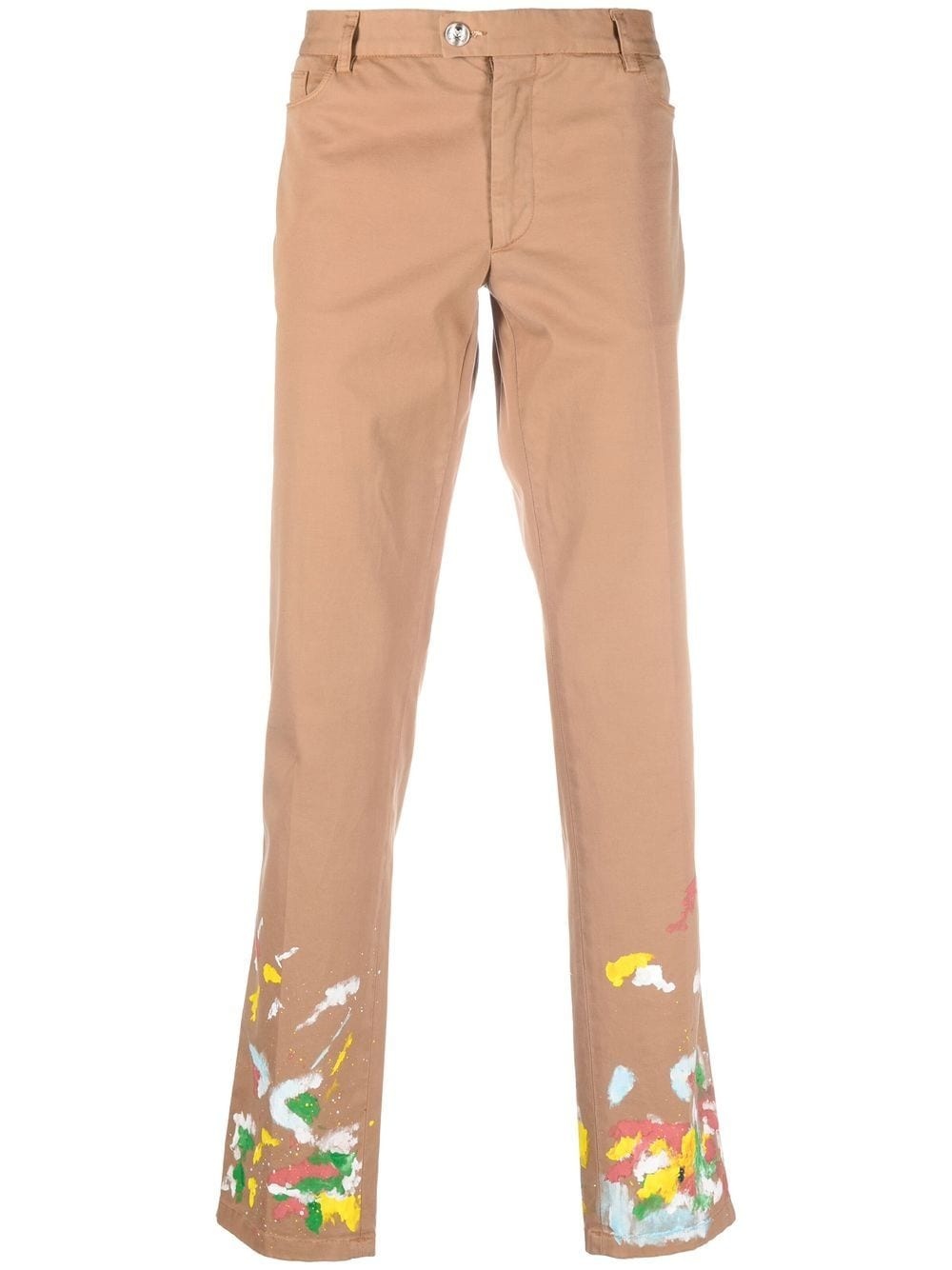 paint-splatter effect chinos - 1