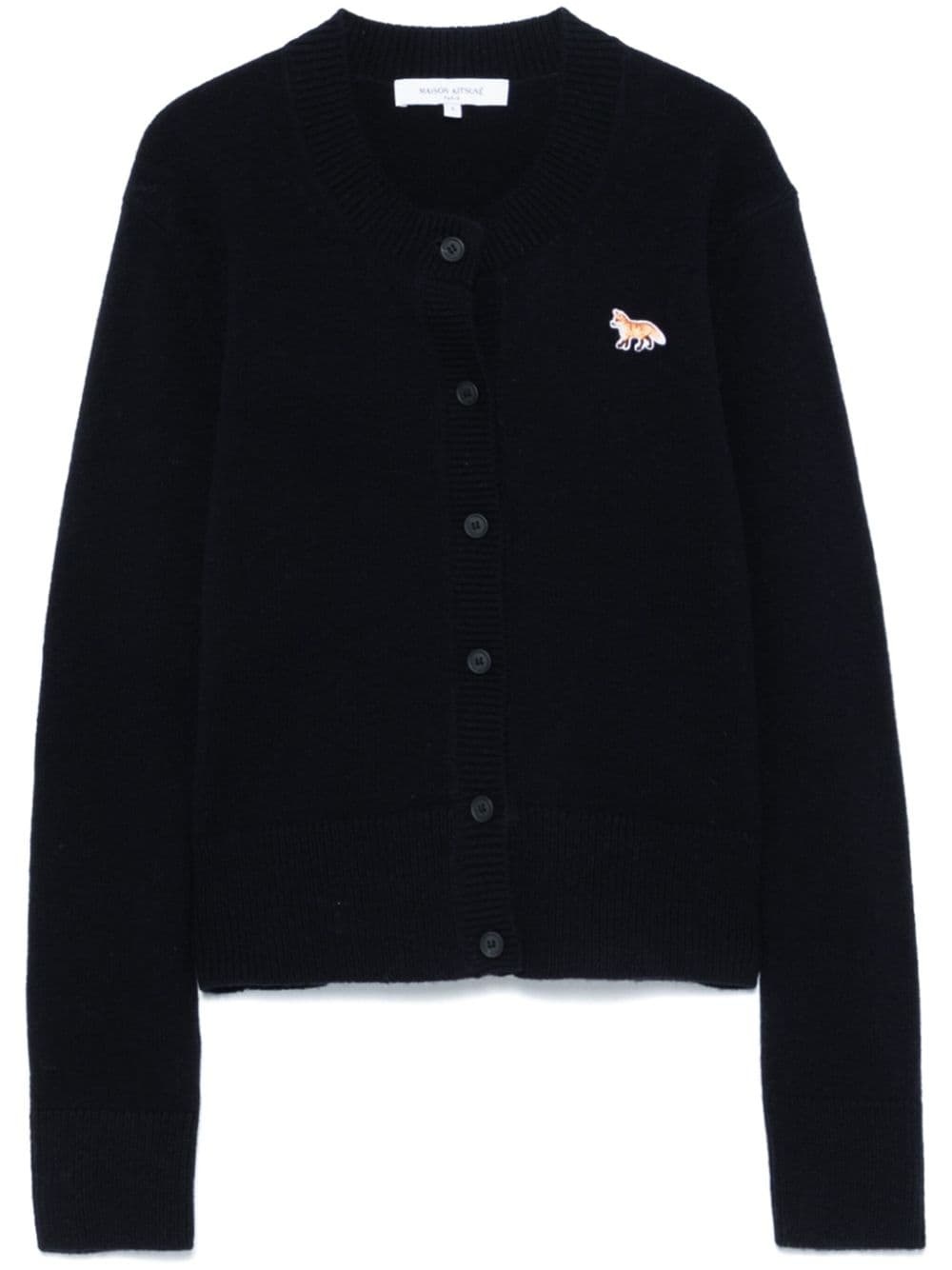 Fox-motif cardigan - 1