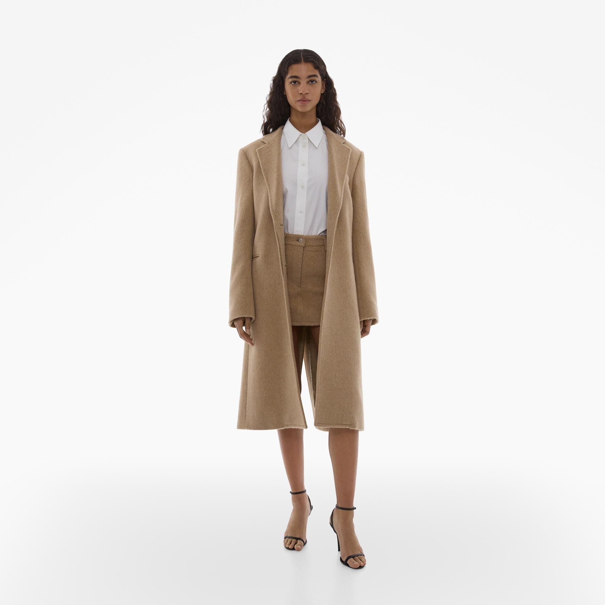 TAILORED WOOL-BLEND COAT - 3