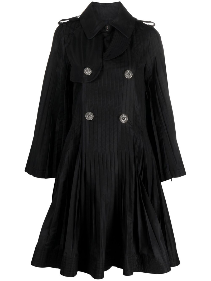 double-breasted peplum coat 1