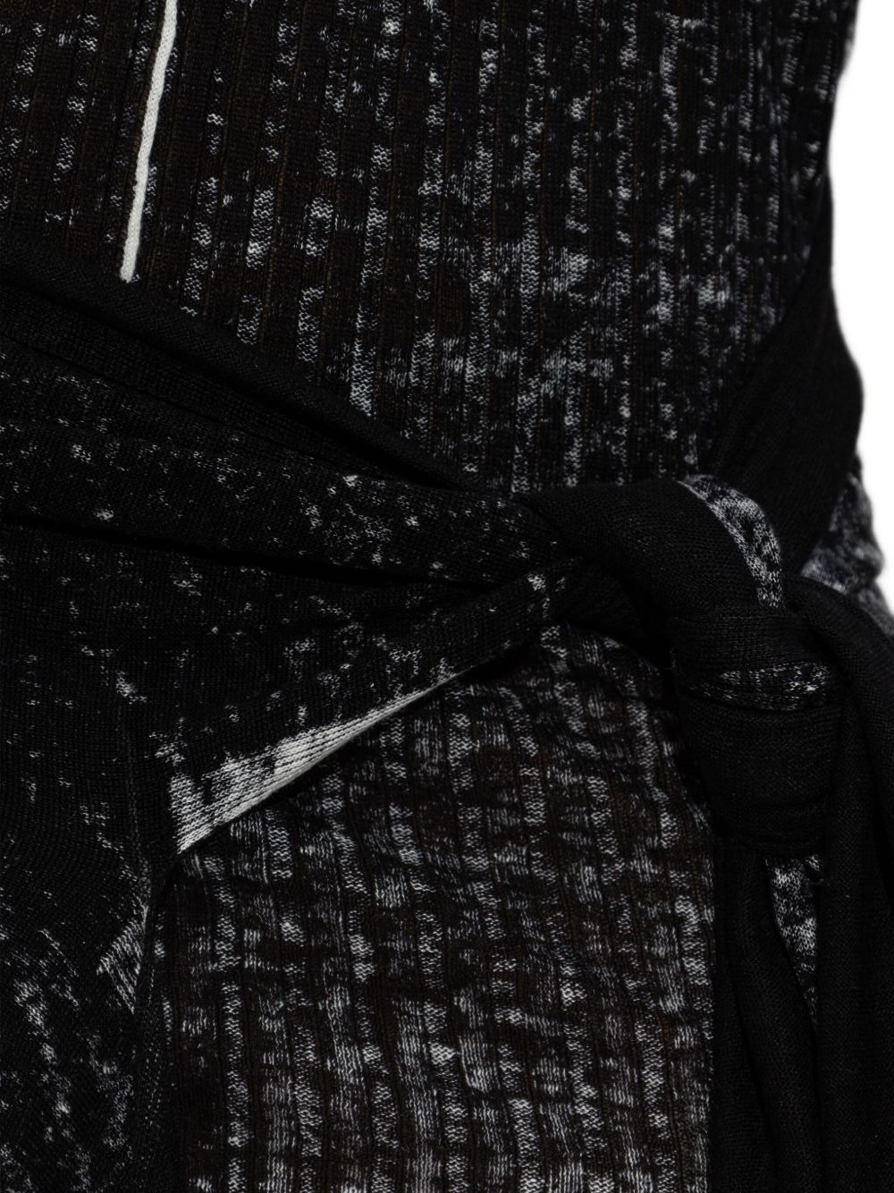 tie-detail asymmetric dress - 4