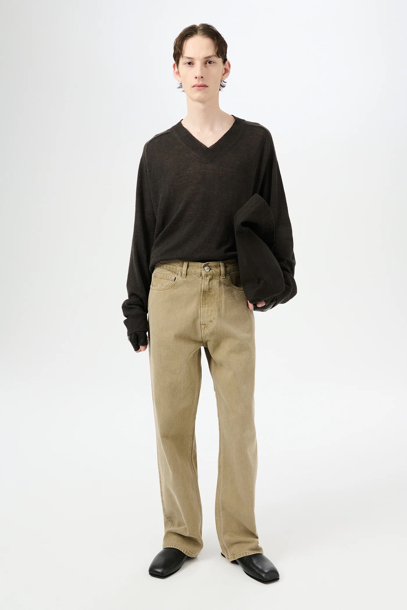 Third Cut Jeans Dry Grass Chain Twill - 2