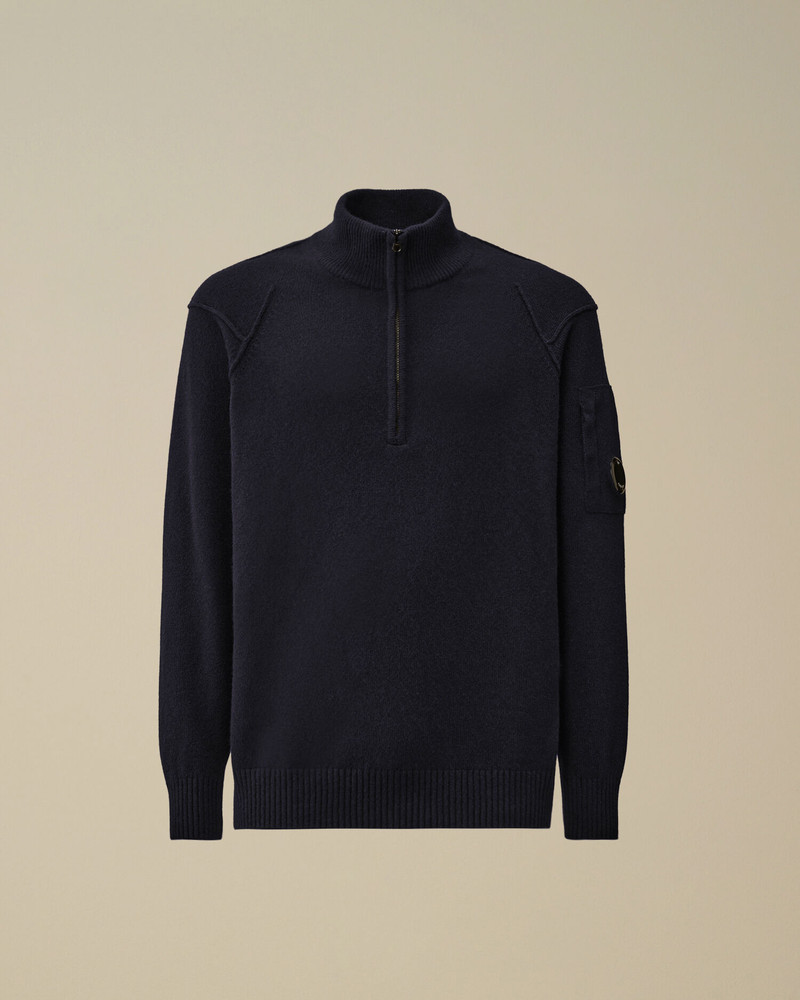 Lambswool GRS Half Zip Sweater 1