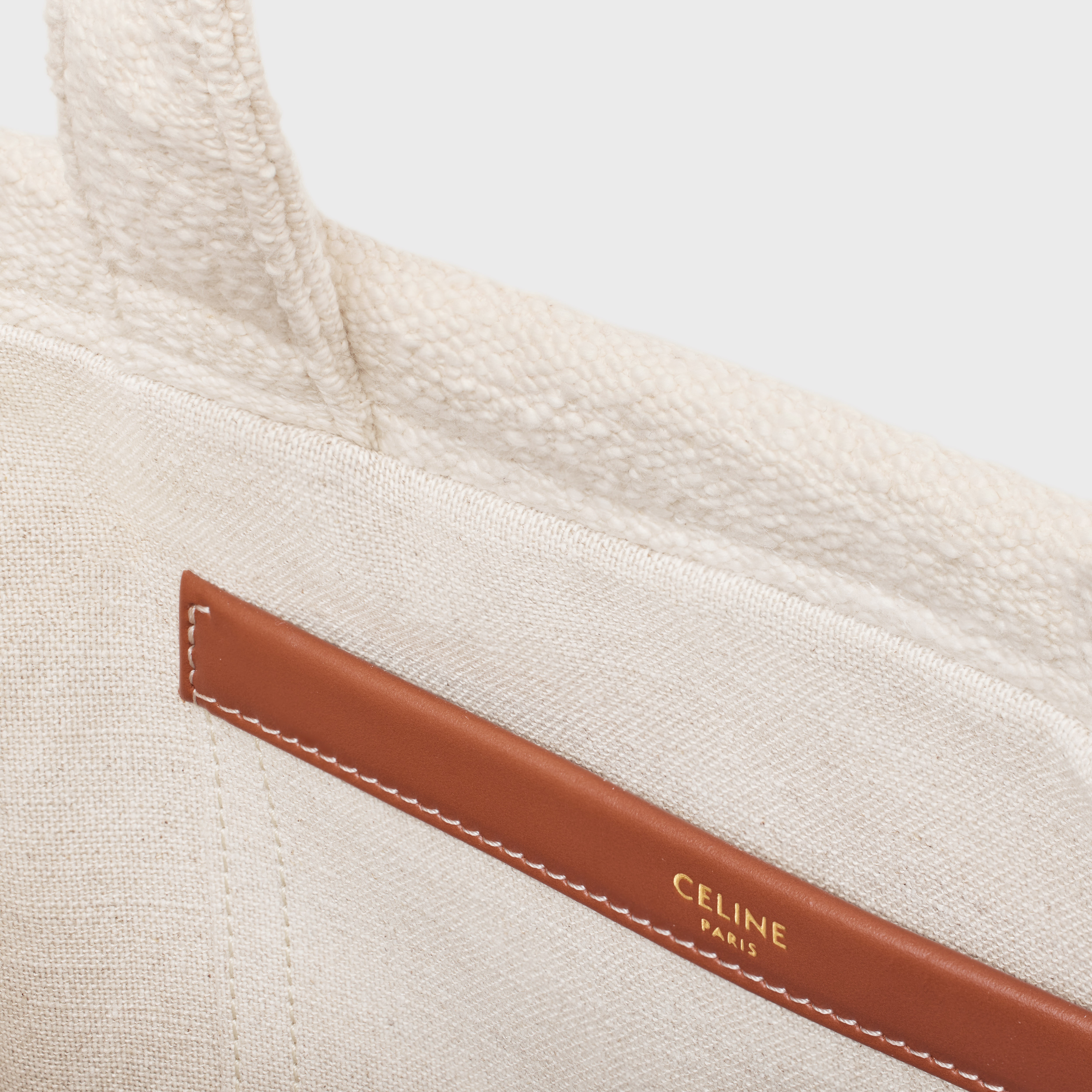 small cabas thais in TEXTILE WITH CELINE JACQUARD - 4