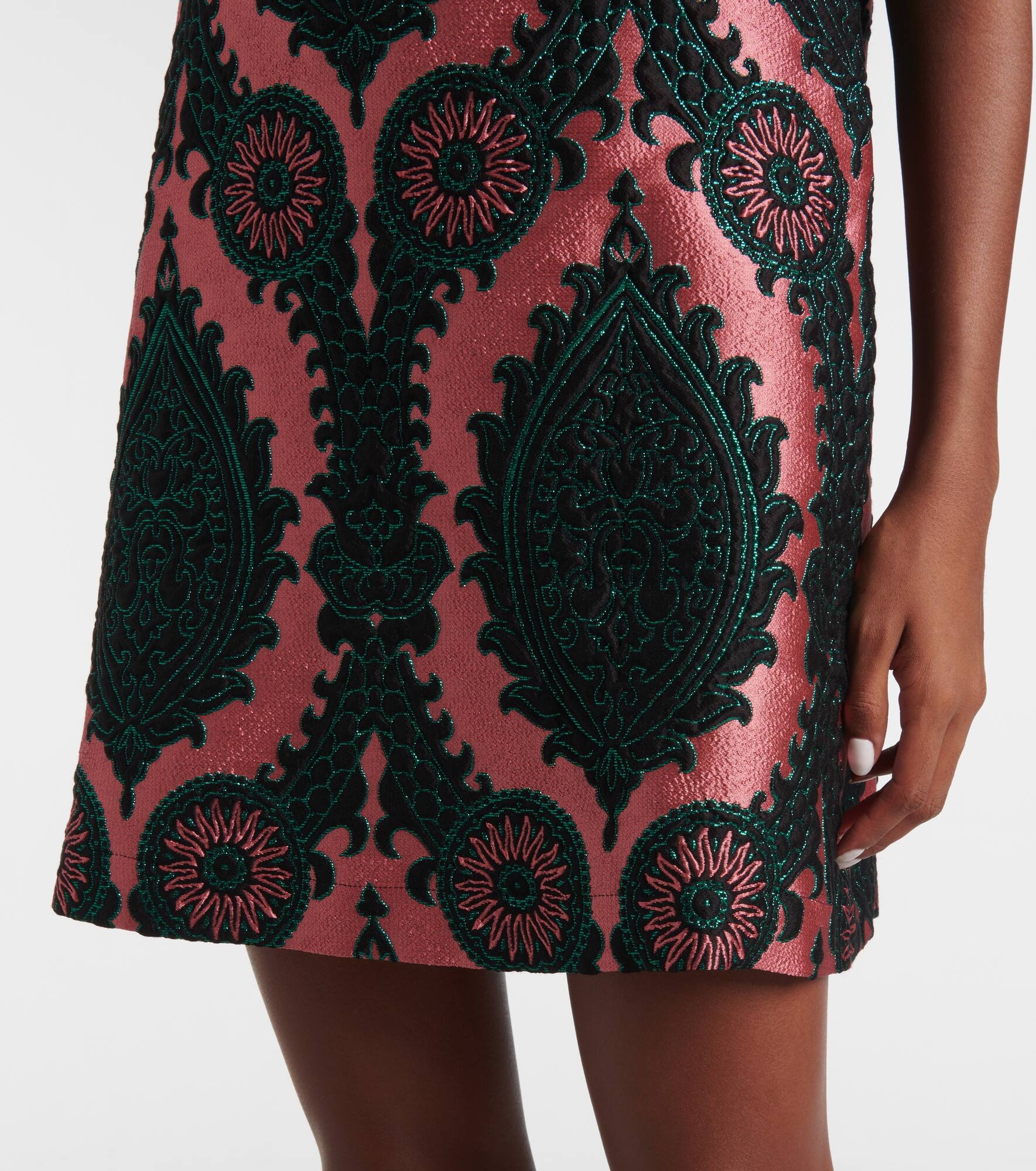 Mini Swing jacquard minidress - 5